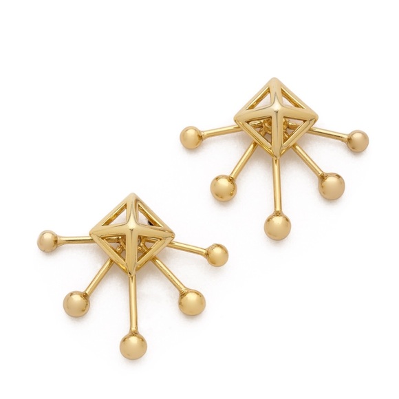 Rebecca Minkoff Jewelry - Rebecca Minkoff Pyramid Fan Earjacks